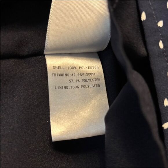 Miss Patina Bowie Cat Dress Navy Polka Dots - Picture 7 of 12